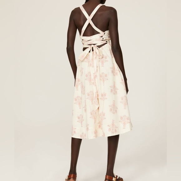 Pamela Love | Pomegranate Printed Tie Back Dress - Picture 2 of 5